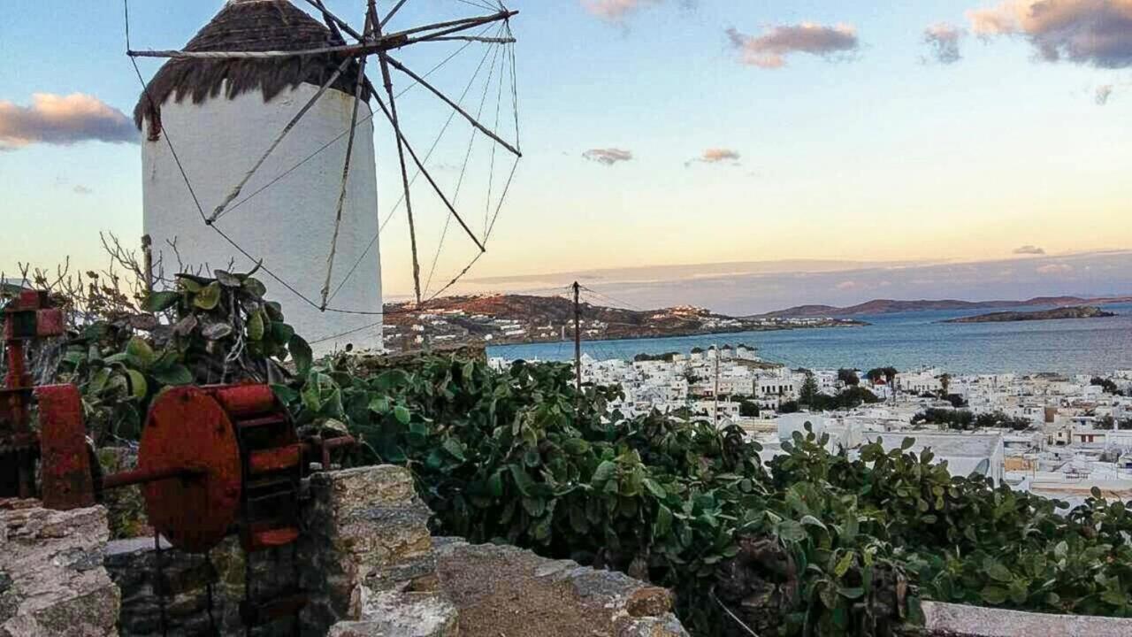 Traditional Split Level House In Mykonos Town Βίλα Εξωτερικό φωτογραφία